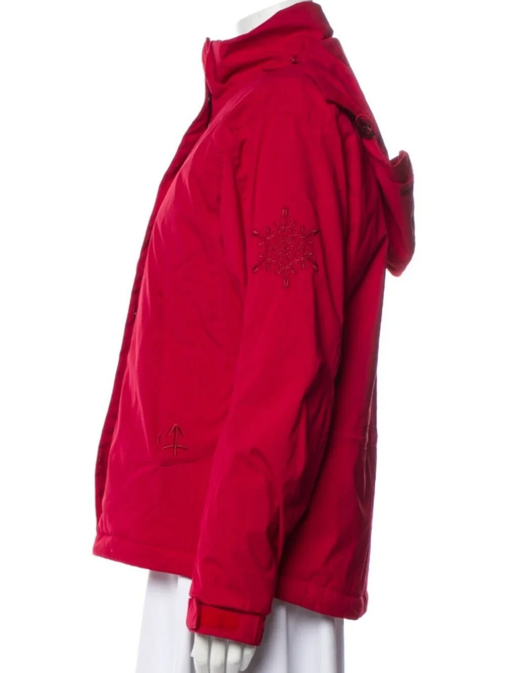 Authier Detachable Hoodie Vest Winter Ski Snow Coat Jacket Zip Button Women's 12